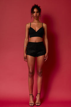 Micro Tweed Shorts