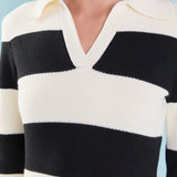 Striped Knit Mini Dress