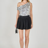 Multi Sequins Sleeveless Top