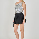 Multi Sequins Sleeveless Top