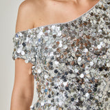 Multi Sequins Sleeveless Top