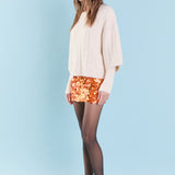 Multi Sequins Mini Skirt