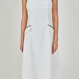 Pocket Detail Midi Dress