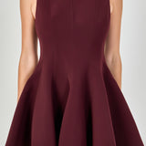 Flounced Mini Dress