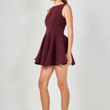 Flounced Mini Dress