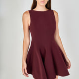 Flounced Mini Dress