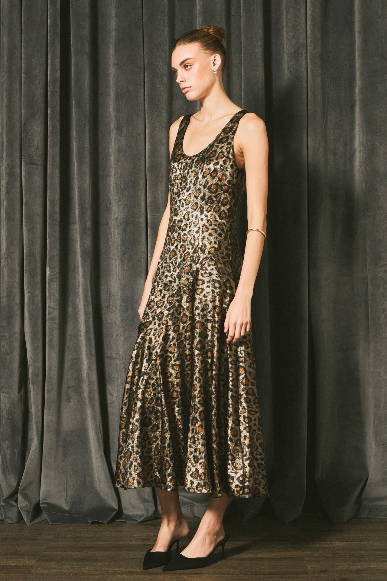 Endless Rose Animal Print Maxi Dress Endless Rose Animal Print Maxi Dress