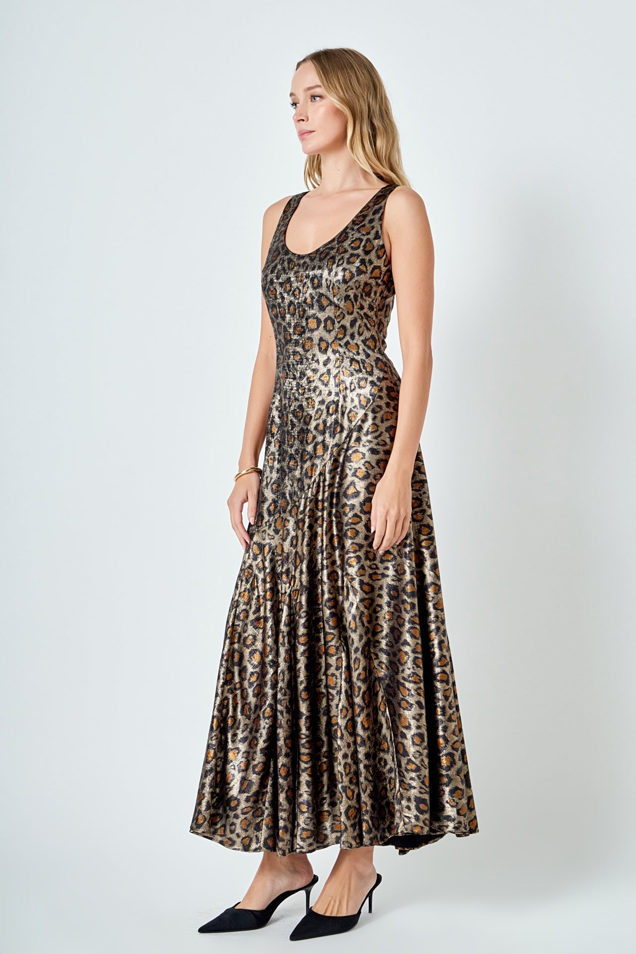Endless Rose Animal Print Maxi Dress Endless Rose Animal Print Maxi Dress