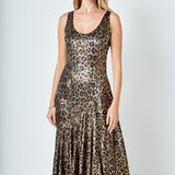 Animal Print Maxi Dress