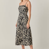 Animal Print Midi Dress