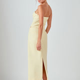Tweed Strapless Top