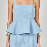 Tweed Baby doll Top