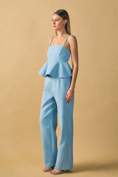 Tweed Relaxed Pants