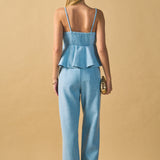Tweed Relaxed Pants