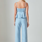 Tweed Relaxed Pants