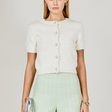 Lemi Tweed Relaxed Shorts