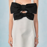 Sophia Bow Cutout Mini Dress