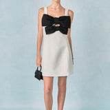 Sophia Bow Cutout Mini Dress