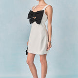 Sophia Bow Cutout Mini Dress