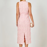 Floral Applique Maxi Dress