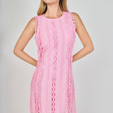Lace Tiered Midi Dress