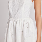 Evangeline Eyelet Strapless Maxi Dress