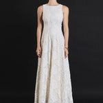 Denali Floral Embroidered Sleeveless Midi Dress