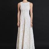 Denali Floral Embroidered Sleeveless Midi Dress