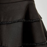 Pearl Trim Circle Skirt