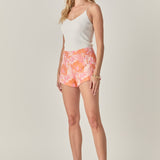 Floral Jacquard Shorts