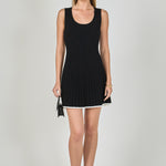 Endless Rose Women's Contrast Ribbed Knit Mini Dress