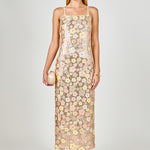 Endless Rose - Sequin Midi Dress SILVER / S Endless Rose - Sequin Midi Dress SILVER / S