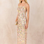 Endless Rose - Sequin Midi Dress SILVER / S Endless Rose - Sequin Midi Dress SILVER / S