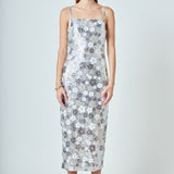 Sequin Midi Dress