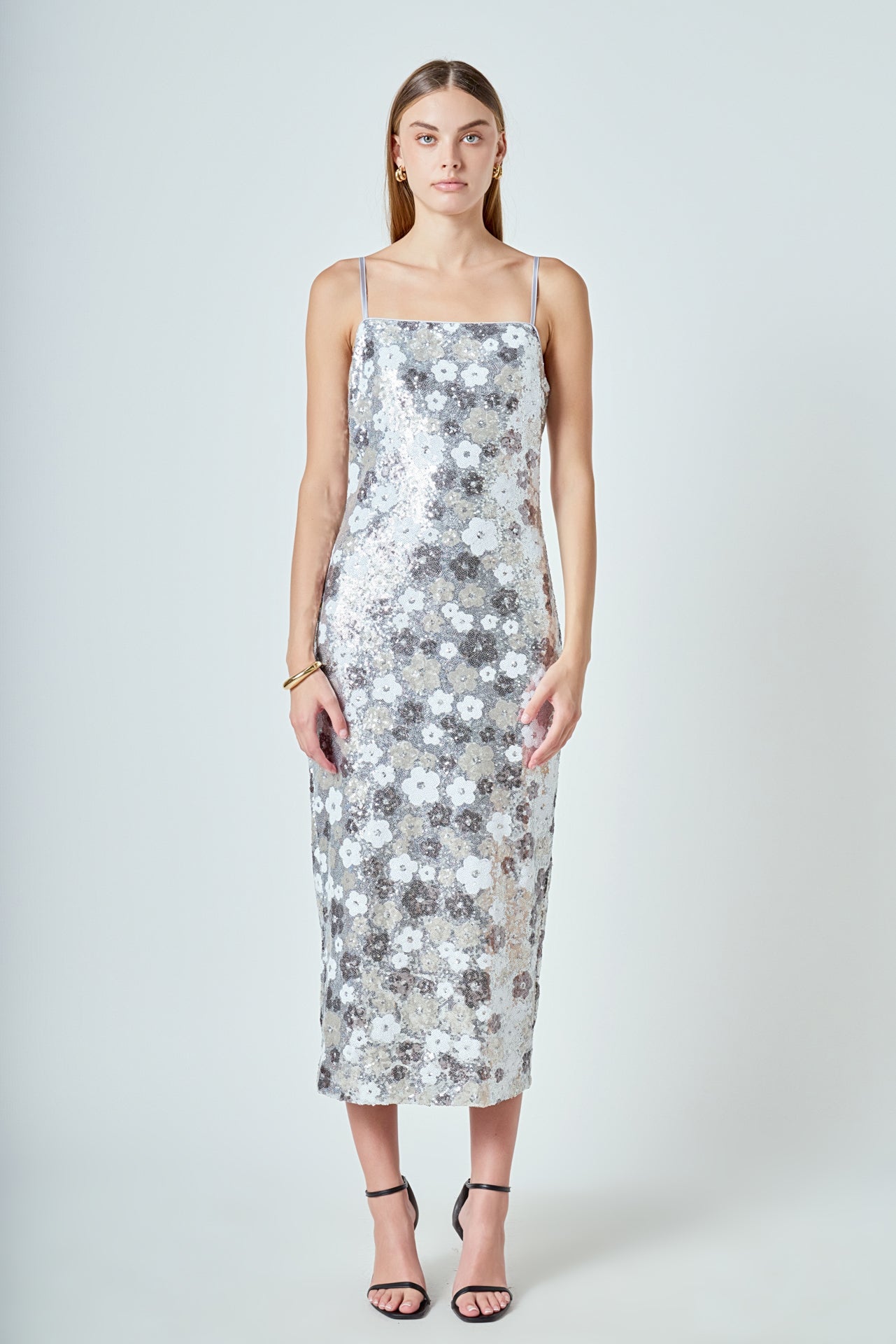 Sequin Midi Dress