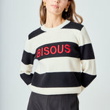 Bisous Striped Sweater