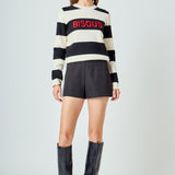 Bisous Striped Sweater