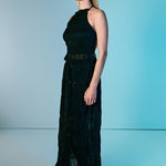 Gathered Chiffon Sequined Maxi Skirt – Endless Rose