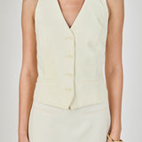 Diana 4 buttoned Halter Vest
