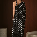 Sash Polka Dot Maxi Dress