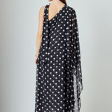 Sash Polka Dot Maxi Dress