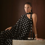 Sash Polka Dot Maxi Dress