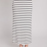 Knit Striped Maxi Skirt
