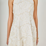 Floral Embroidered Mini Dress Floral Embroidered Mini Dress