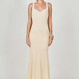 Kendall Sweetheart Neckline Ribbed Knit Maxi