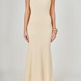 Kendall Sweetheart Neckline Ribbed Knit Maxi