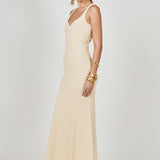 Kendall Sweetheart Neckline Ribbed Knit Maxi