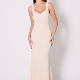 Kendall Sweetheart Neckline Ribbed Knit Maxi