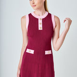 Clara Contrast Knit Mini Dress
