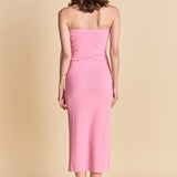 Knit Tube Midi Dress